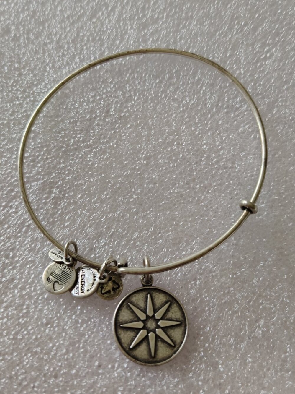 Alex and Ani + Energy Charm Bracelet Bangle 438